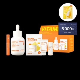 Innisfree [이니스프리]비타C 그린티 엔자임 세럼 기획세트 + 나이아신아마이드닝 아이세럼 10ml [Innisfree] Vita C Green Tea Enzyme Serum Set + Niacinamide Eye Serum 10ml