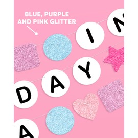 xo, Fetti In My Birthday Era Banner 5 Ft | Eras Birthday Party Decoration, Bday Photo Booth Backdrop, HBD Sign Friendship Bracelet Supplies