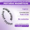 Kit De Pestañas Postizas Magnéticas Con Clip 2 Pares