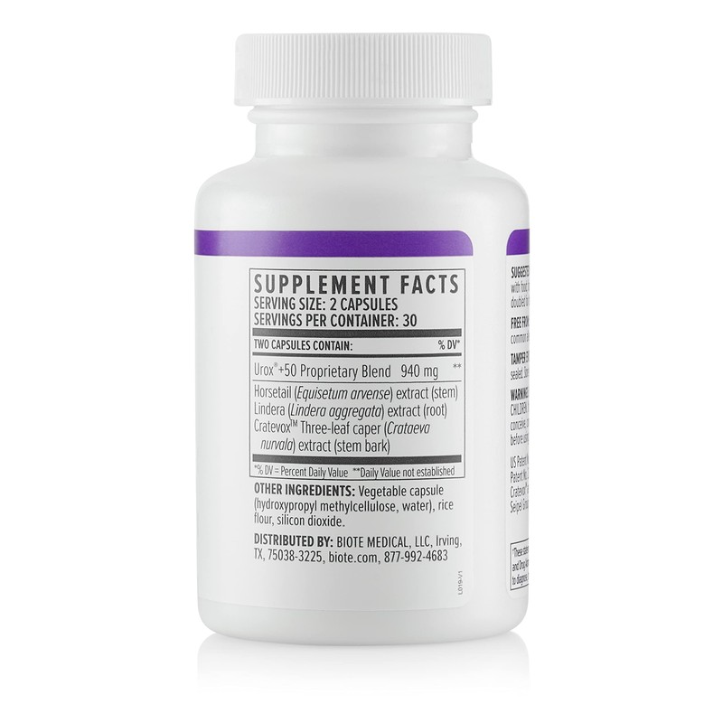 bioTE Nutraceuticals - Urox+ - Bladder Health (60 Capsules)