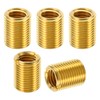 PATIKIL Brass Threaded Insert Nut, Pack of 5, M16 x