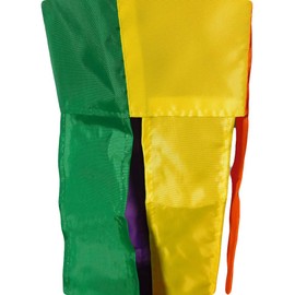 60" INCLUSIVE PROGESSIVE PRIDE Rainbow Gay Pride Embroidered Wind Sock Windsock