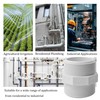 AUXBC 4PCS 2 Inch PVC Male Thread Nipple Coupling Adapter,