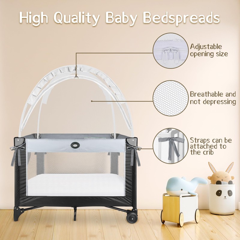 Crib Tent to Keep Baby from Climbing Out - Crib