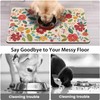Dog Food Mats for Floors, Absorbent and Quick-Drying Pet Cat