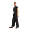 TOM TAILOR Women's Linen Jumpsuit, 14482 - Deep Black