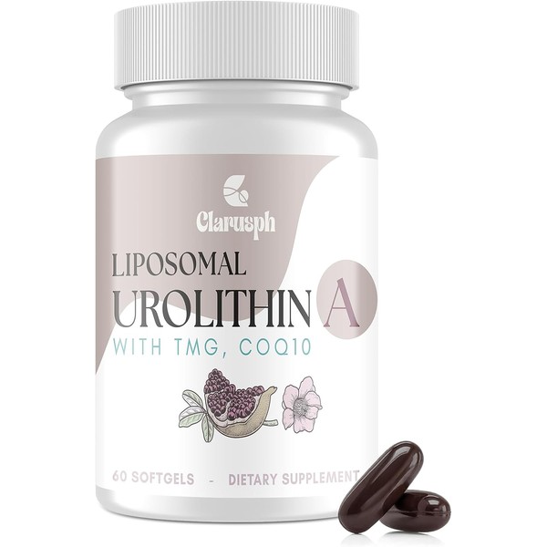 Liposomal Urolithin A 1500mg – High-Absorption Supplement for Muscle Strength,