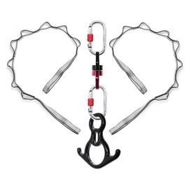 Dasking Aerial Silk Dance Hardware kit for Acrobatic Flying Dance Rescue 8 & Swivel & Carabiners Yoga Slings for Yoga Equipment