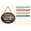 schilderkreis24 Tin Sign Funny Motorcycle Saying "Das Rad, das sich