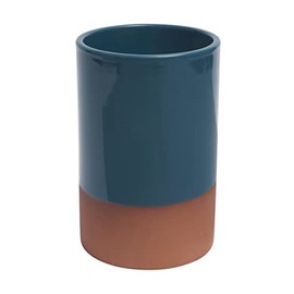 Dexam Sintra Glazed Terracotta Wine Cooler - Ink Blue