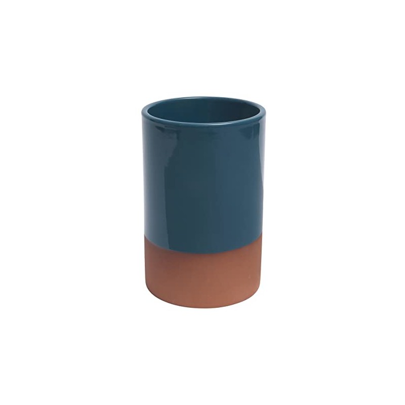 Dexam Sintra Glazed Terracotta Wine Cooler - Ink Blue