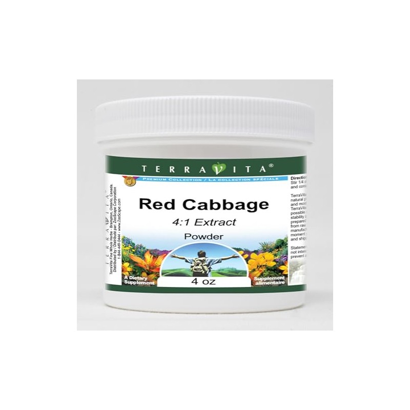 Red Cabbage 4:1 Powder (4 oz, ZIN: 519613)