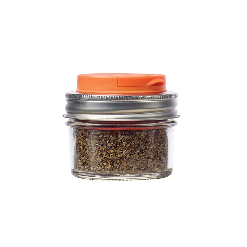 Jarware Spice Lids for Regular Mouth Mason Jars, Set of