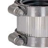 Eastman 1-1/2 Inch No-Hub Coupling with Stainless Steel Clamps, 43401