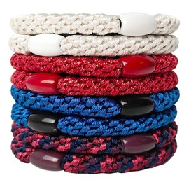 Pack of 8 Girls Pack of 8 Multicolour Elastic Bands Hair Bands Elastic Hair Bands Style 23