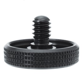 Etsumi VE-2475 1/4 Inch Screw Set Screw Camera Screw N Length Screw Height 0.4 inch (9 mm) Black