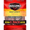 JACK LINK'S TERIYAKI BEEF JERKY 3.25OZ, 3 PACK X 4