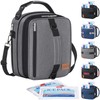 Lifewit Insulated Lunch Box for Men, Expandable Cooler Bag, Freezable