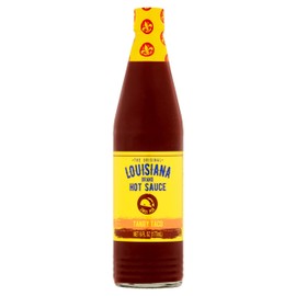 Louisiana Brand Hot Sauce, Tangy Taco Hot Sauce, 6 FL OZ Glass Bottle (Pack of 1)