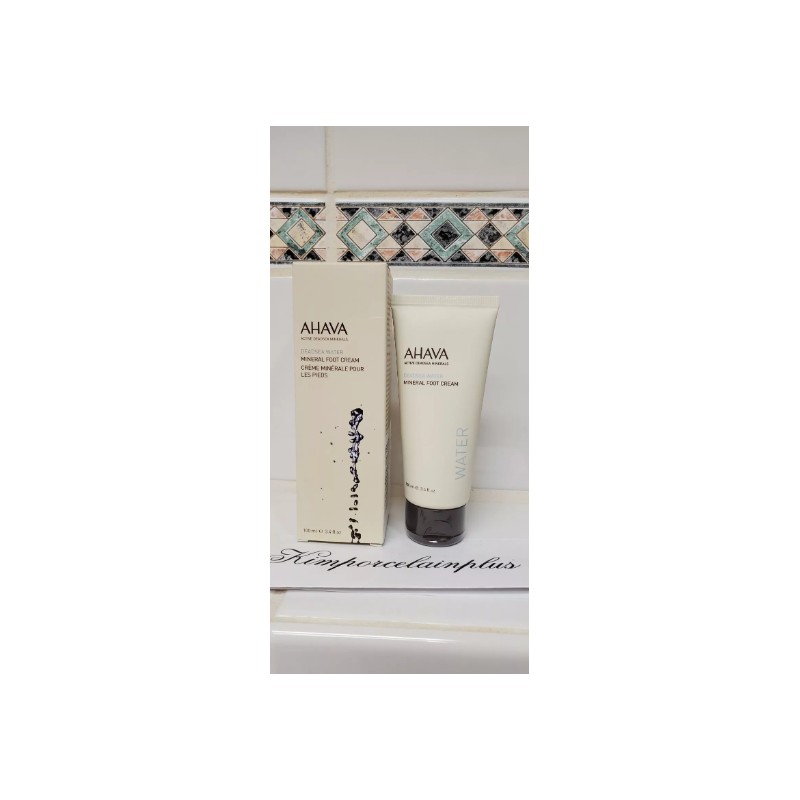 Ahava Dead Sea Mineral FOOT CREAM 3.4 Fl Oz NEW