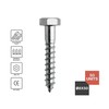DOJA Barcelona Hexagon Wood Screws Assorted Screws Pack 50-8 x