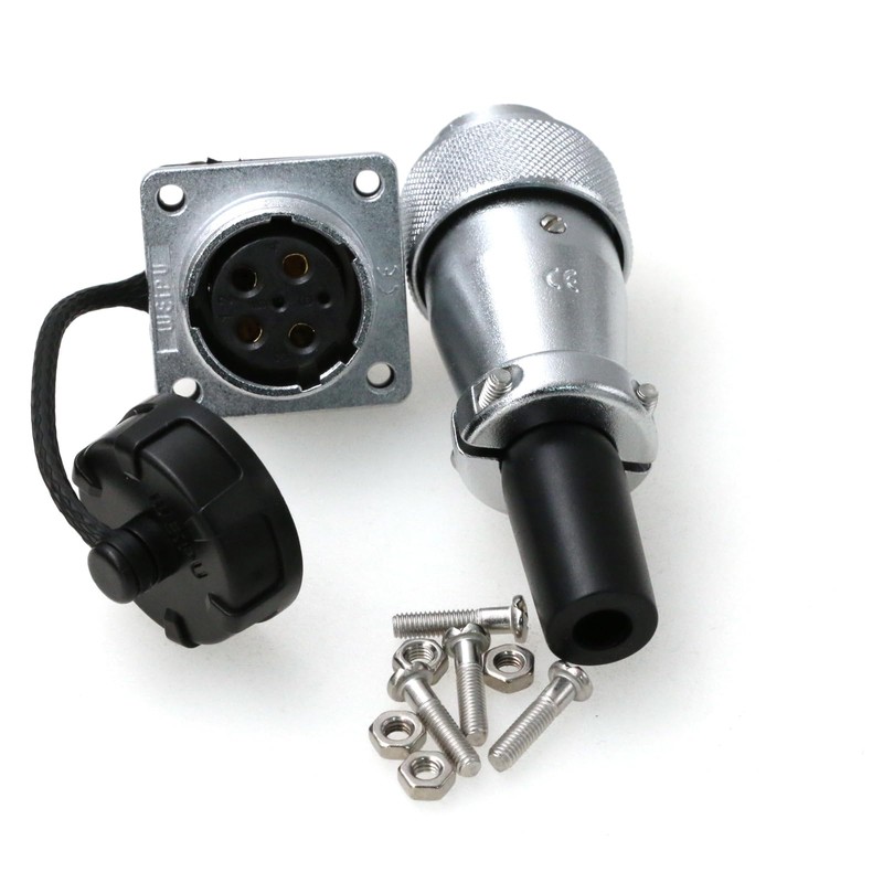 ZBLZGP WS20 6Pin Industrial Wire Connector Panel Mount Waterproof Plug