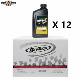Custom Chrome / RevTech 12xRevTech Synthetic MTP Oil SAE 20W50 Fit For Harley Twin Cam 88 Big-Twin
