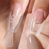 Nymora Sandwich Dual Nail Form - 240Pcs Transparent Top &