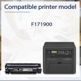 1-Pack Black F171900 Toner Cartridge DRA Compatible Replacement for F171900 Printer
