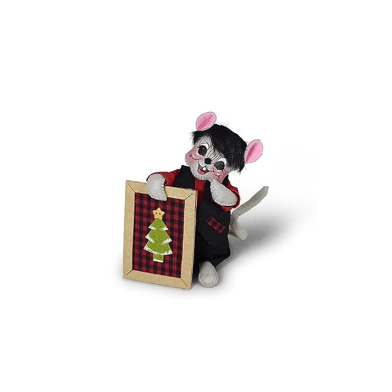 Annalee Winter Woods Artwork Mouse, 6 in