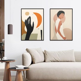 upsimples 20x28 Picture Frame Black 3 Pack, Scratch-Proof Poster Frames 20 x 28 for Photo Gallery - Slide-In Strips, Horizontal or Vertical Wall Mounting