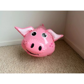 Unbranded 12.5" Tall Inflatable Pig BRAND NEW Blow Up Pig