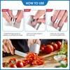 11 Pieces Finger Guard Set for Cutting Include 4 Stainless