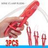 3 PCS Hose Clamp Kit Line Pipe Pliers Set Flexible