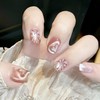 EYZOTSF Press on Nails Short Square Shaped Acrylic Extra Short