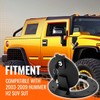 HECASA Locking Fuel Door Compatible with 2003-2009 Hummer H2 SUV