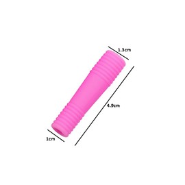 10 Pieces Silicone Scissor Cover Round Scissor Cap Scissor Sleeve Scissor Protective Sleeve Scissor Protector Scissor Tip Protector for Dead Skin Scissor Nail Cuticle Scissor, Multicolor