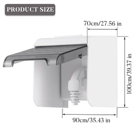 Sockets Outdoor Rain Cover Waterproof, Socket Protection Light Switch Cover 86 Type Socket Cover, Waterproof Socket Cover for Outdoor Sockets Kitchen Bathroom (Transparent)