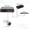 3 Port Gigabit PoE Extender,1 in 2 Out Work with