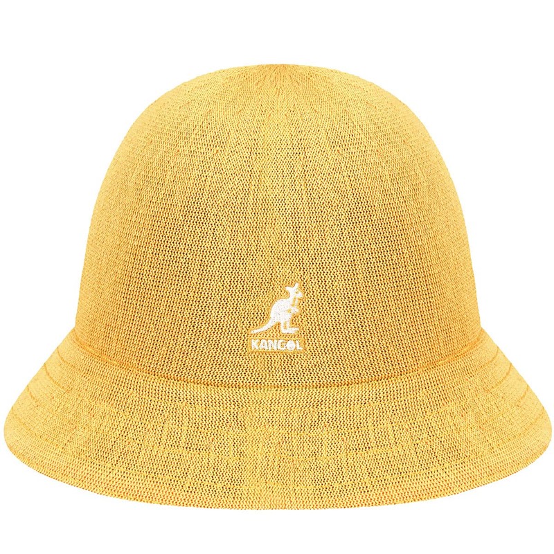 Kangol - Flip It Reversible Fishing Hats, vert-jaune