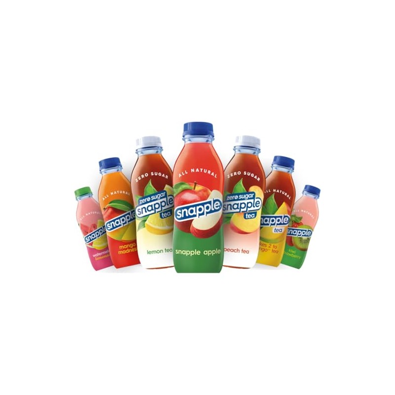Snapple Tea Variety Pack, 6 Assorted Flavors – Ready-to-Drink Iced