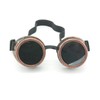 Lodou Cyber Goggles Steampunk Welding Goth Cosplay Vintage Goggles Rustic