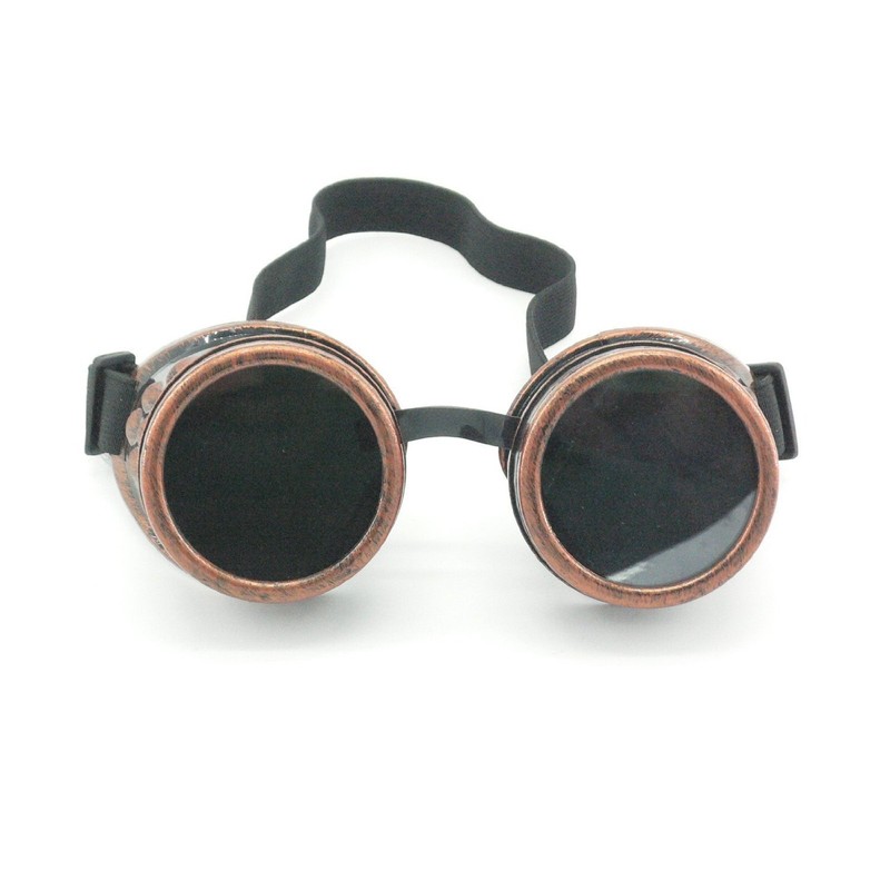Lodou Cyber Goggles Steampunk Welding Goth Cosplay Vintage Goggles Rustic