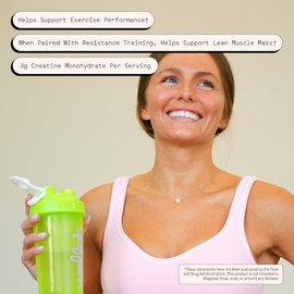 Wellah Creatine for Women - Creatine Monohydrate with Dandelion & Cranberry Extract (50 Servings, Strawberry Lemonade)