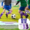 Liliful 4 Pcs Soccer Shin Guards Set for Girl Kids
