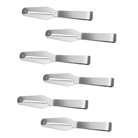 SHOWERORO 6pcs Stainless Steel Cooking Tweezers Precision Kitchen Utensils for Easy Bone and Hair Removal Food Grade Stainless Steel for Safe and Mess Cooking
