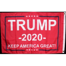 3X5 FEET TRUMP 2020 RED KEEP AMERICA GREAT FLAG DOUBLE SIDED ROUGH TEX ® U.S.A.