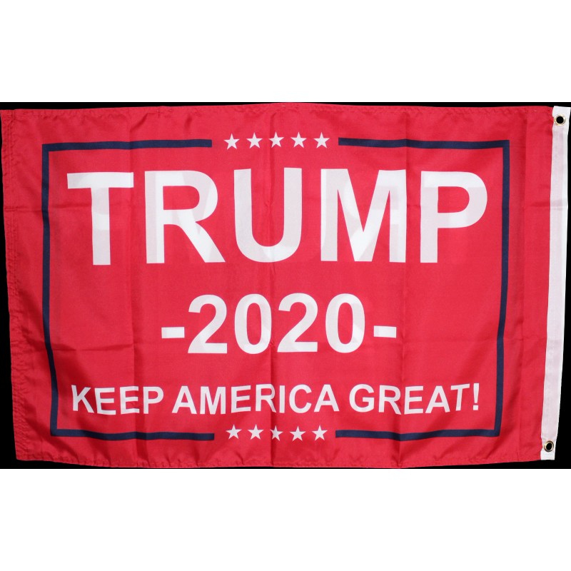 3X5 FEET TRUMP 2020 RED KEEP AMERICA GREAT FLAG DOUBLE