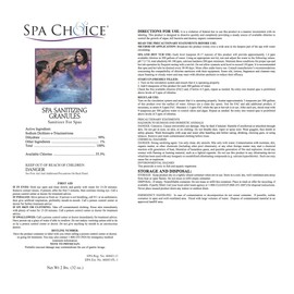 SpaChoice 472-3-3031-02 Sanitizing Granules Hot Tub Chlorine, 2-Pack