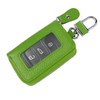 Wuyaoyao Car Key Fob Cover, Genuine Leather Car Key Case